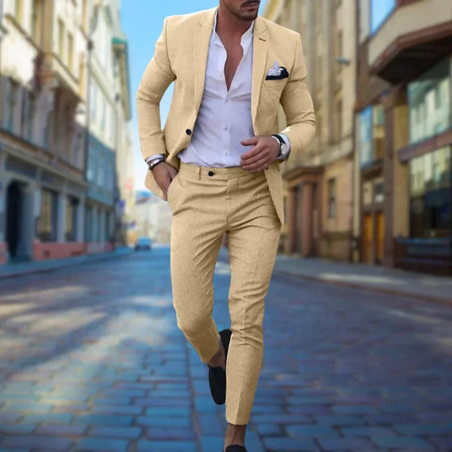 Luvik | Slim Fit Häät setti miehille