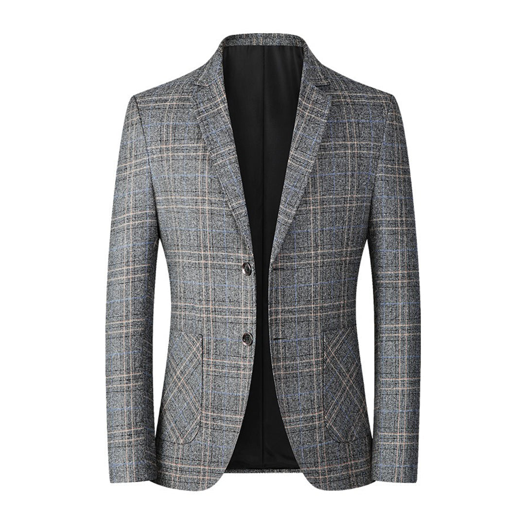 Luvik | Rento Ruudullinen Miesten Blazer