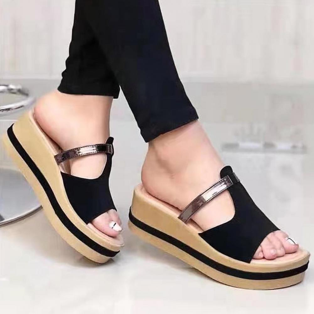 Luvik | T-Strap Plattformflipflops naisille