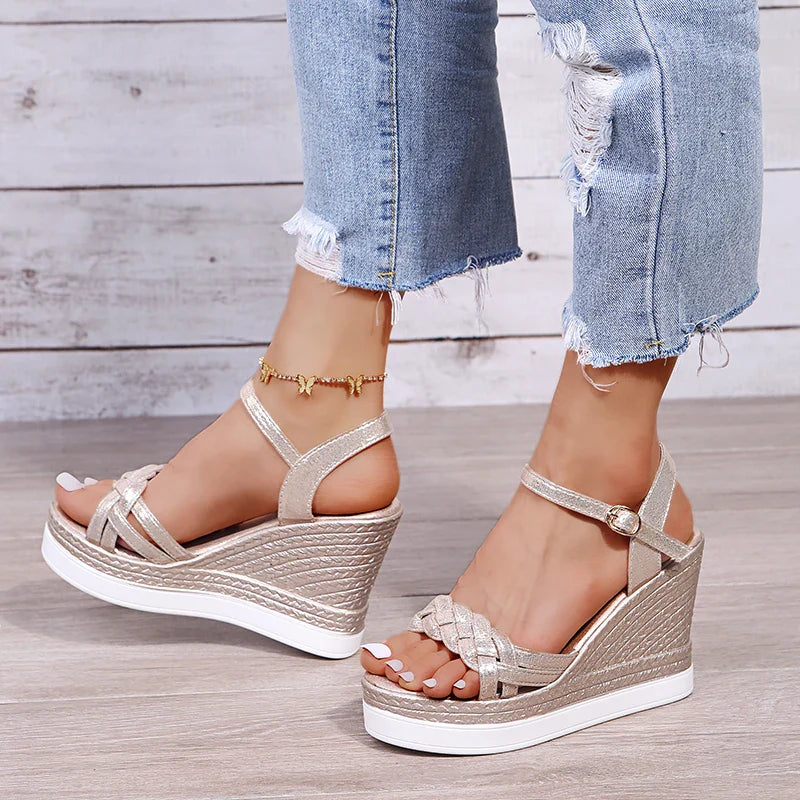 Luvik | Better Off That Way Wedges Sandals