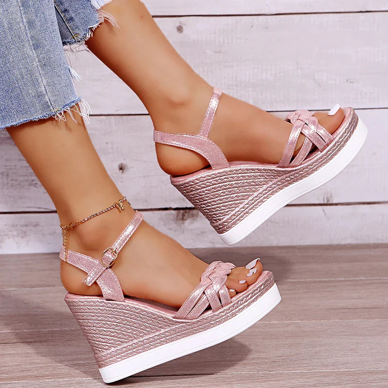 Luvik | Better Off That Way Wedges Sandals