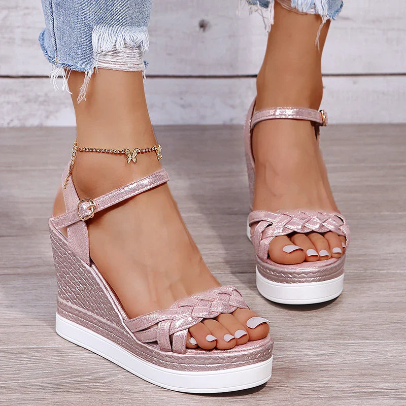 Luvik | Better Off That Way Wedges Sandals