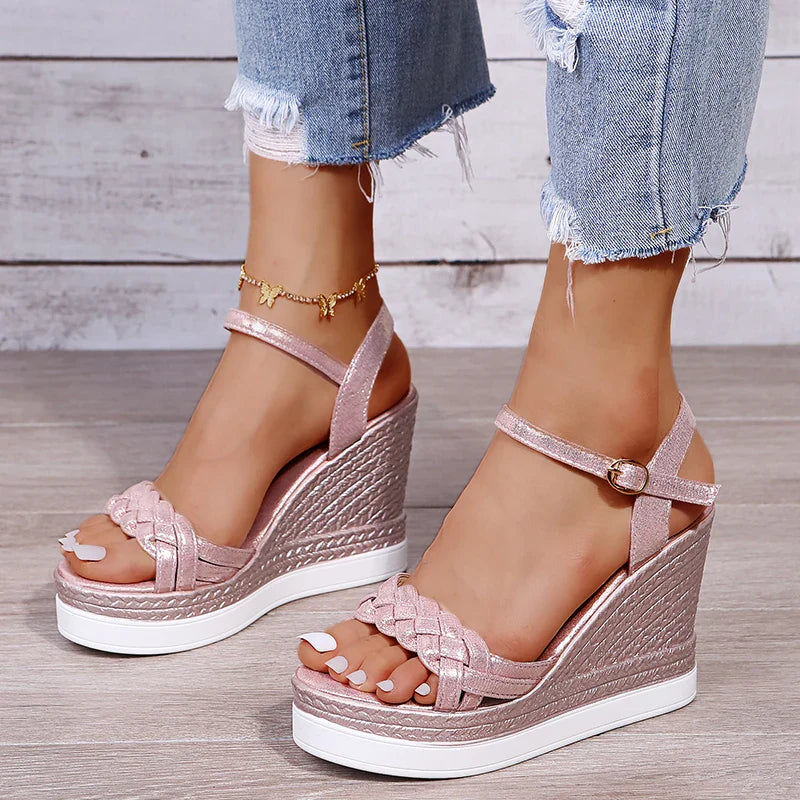 Luvik | Better Off That Way Wedges Sandals