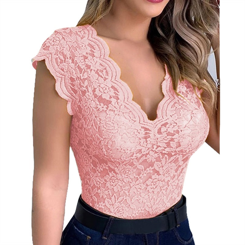 Luvik | Kyra Pitkä Lace - Seksikäs ja tyylikäs toppi naisille