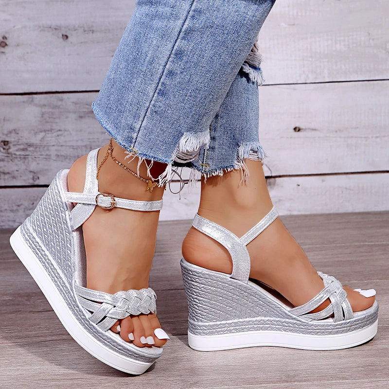 Luvik | Better Off That Way Wedges Sandals