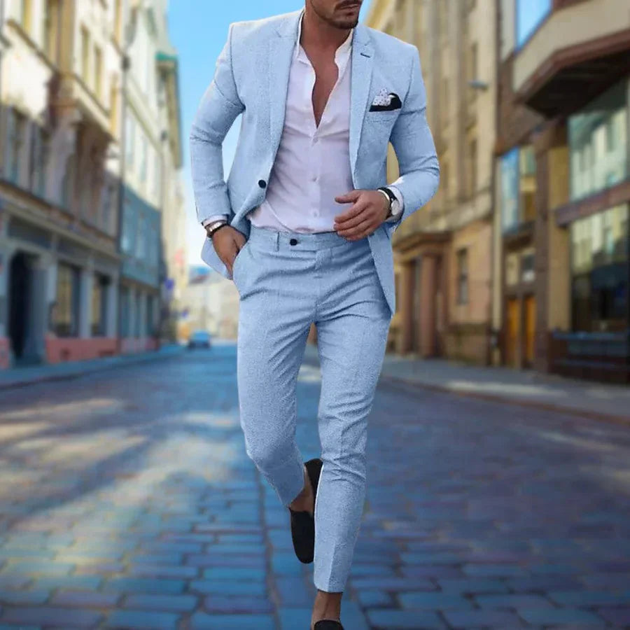 Luvik | Slim Fit Häät setti miehille