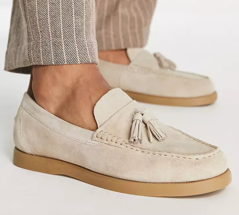 Luvik | Loafers Beige Slip on Mokassiini Miehille