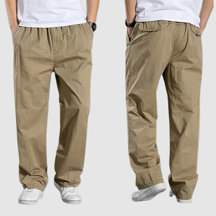 Luvik | Loose Fit Puuvilla Cargo Housut Baggy Housut