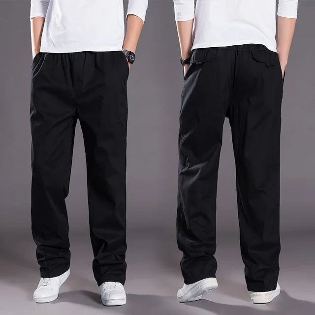 Luvik | Loose Fit Puuvilla Cargo Housut Baggy Housut