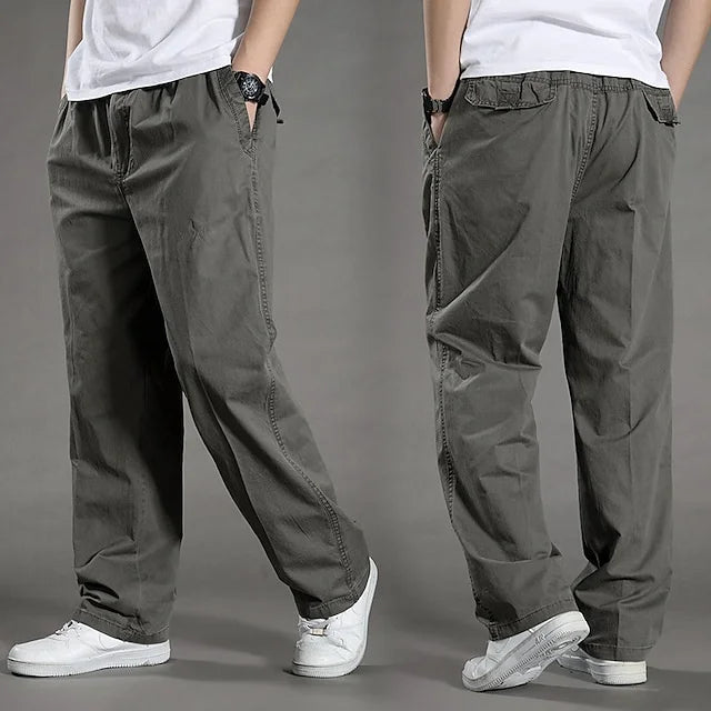 Luvik | Loose Fit Puuvilla Cargo Housut Baggy Housut