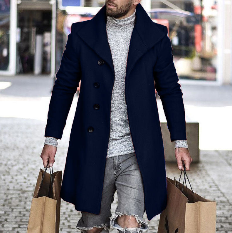 Luvik | Eleganter Langer Herrenmantel