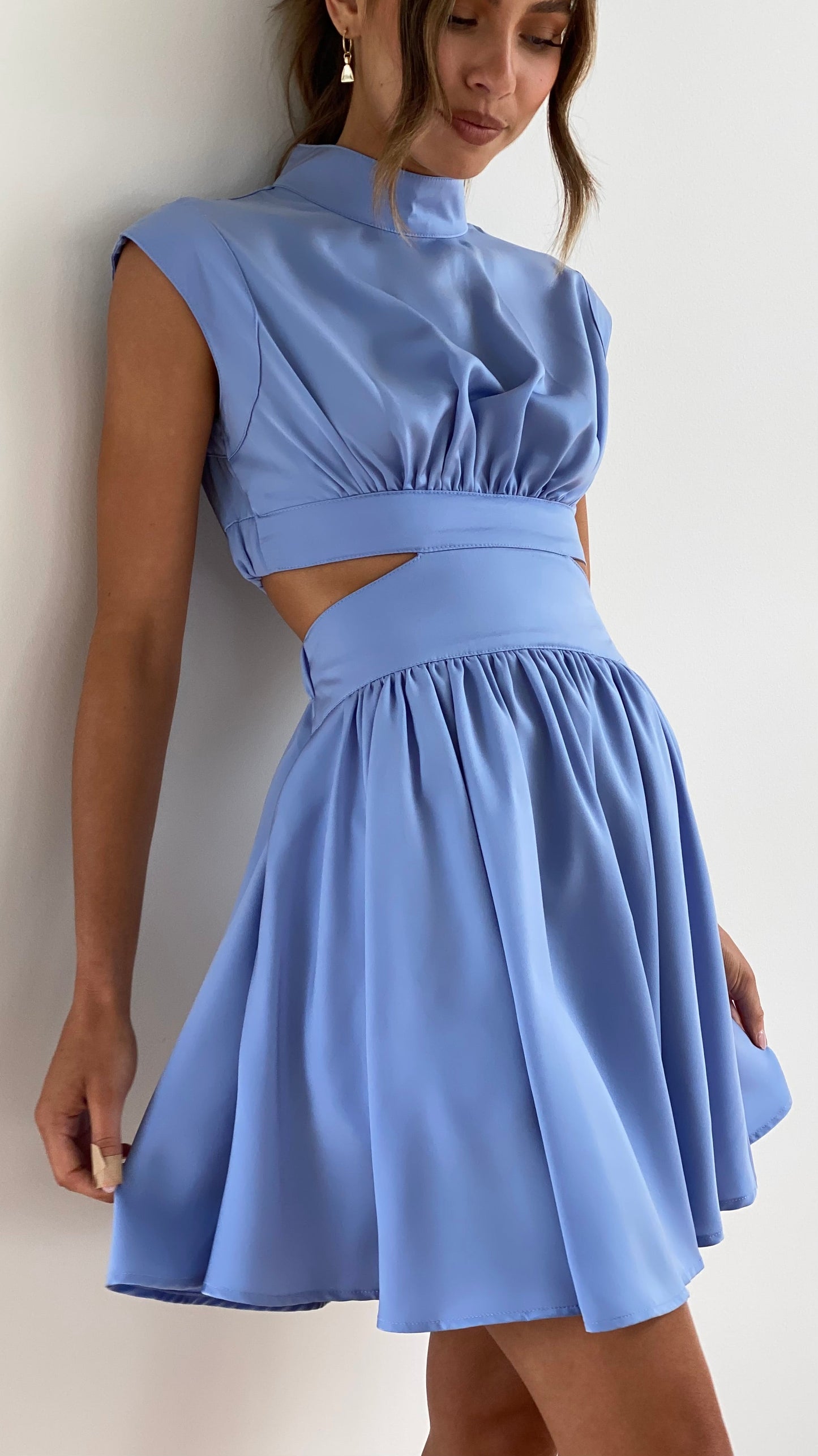 Luvik | Hollow Waist Mini Dress naisille Zeny