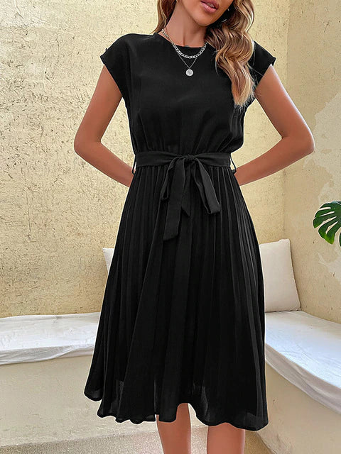 Luvik | Pleated Airy Mini Dress for Women Shannig