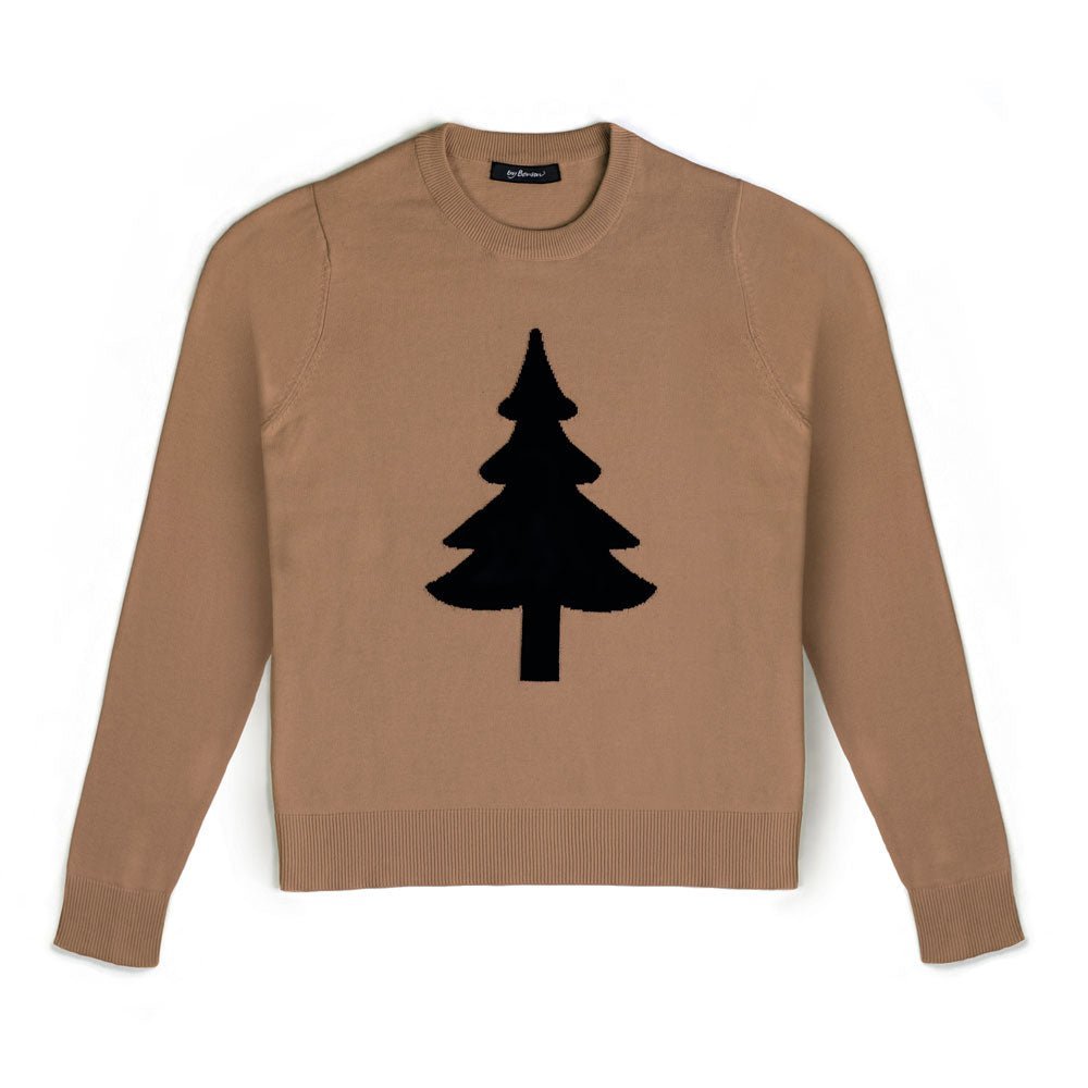 Luvik | Sweatshirt Pyöreä pääntie Pitkät hihat Neule Naiset
