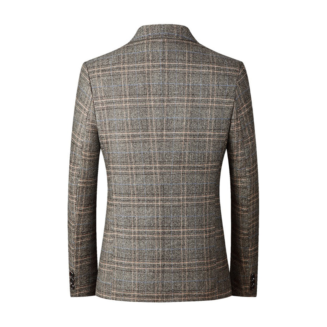 Luvik | Rento Ruudullinen Miesten Blazer