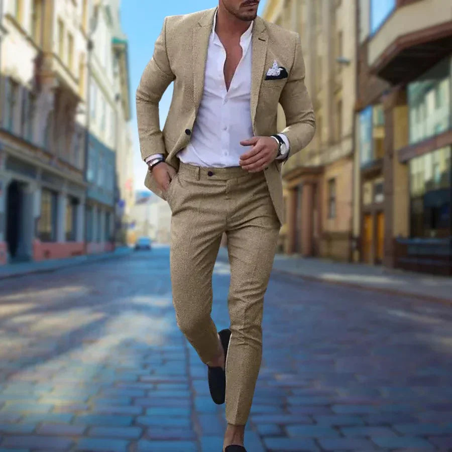 Luvik | Slim Fit Häät setti miehille