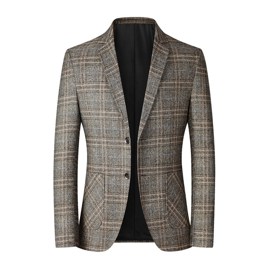 Luvik | Rento Ruudullinen Miesten Blazer