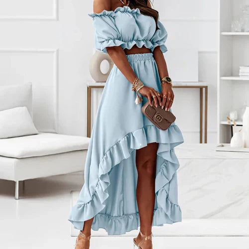 Luvik | Elegant frill dress set