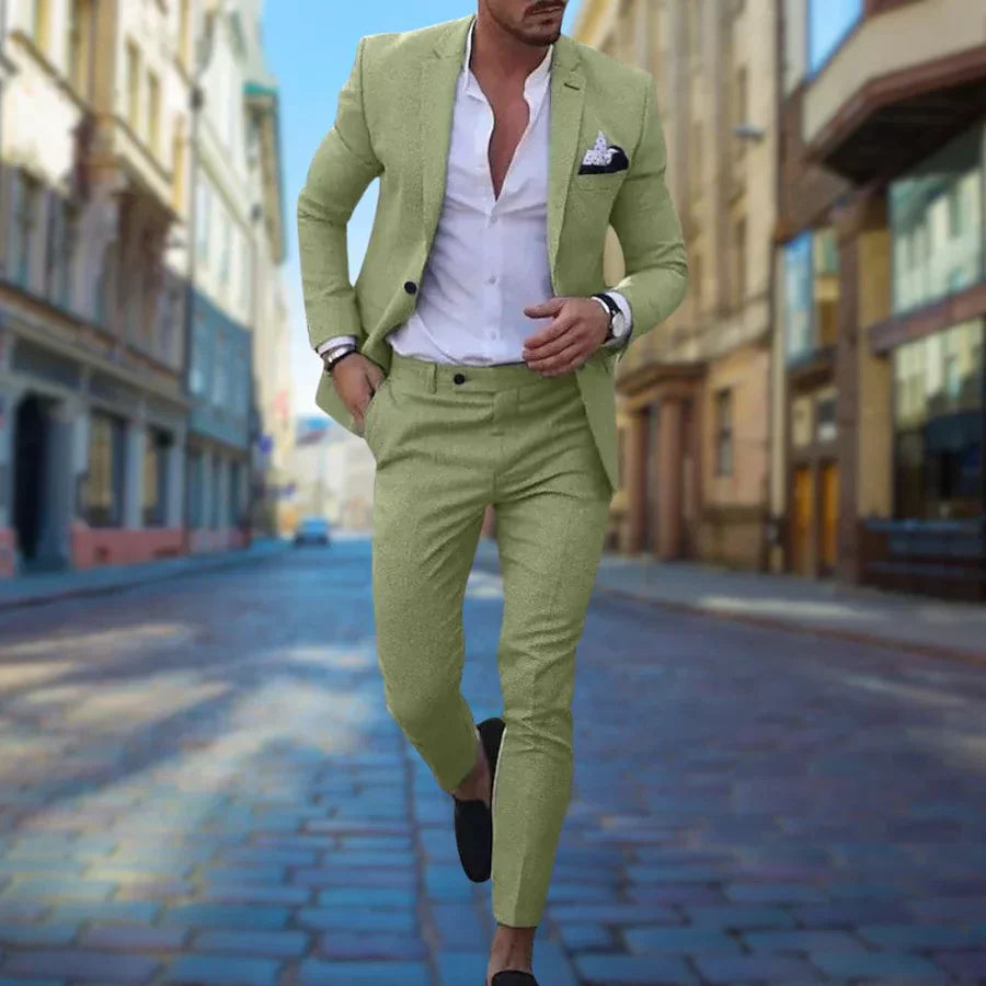 Luvik | Slim Fit Häät setti miehille