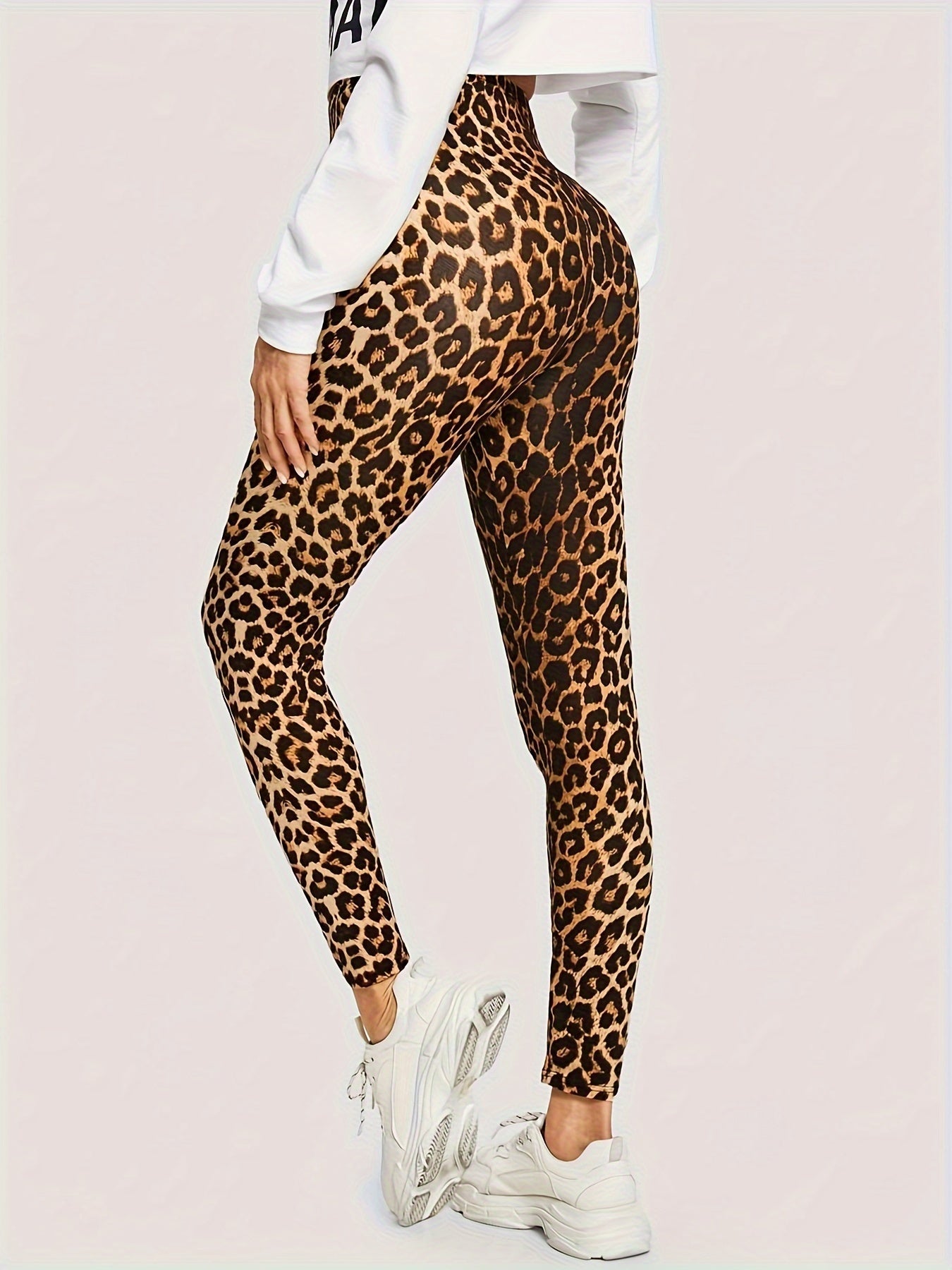 Luvik | Leggingsit Stretch Printattu Skinny Leggingsit Korkeavyötäröiset Leggingsit