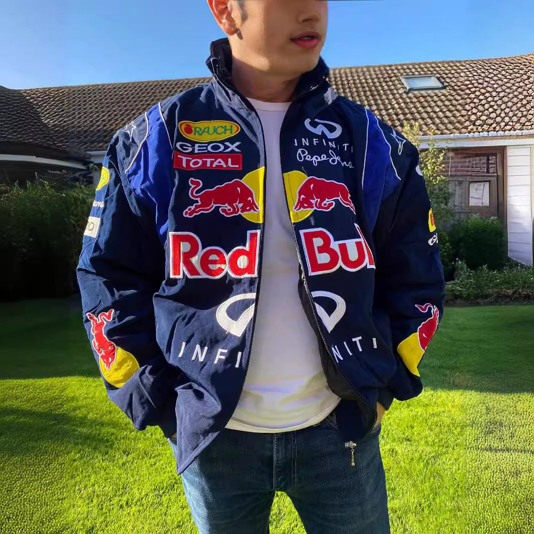 Luvik | F1 Racing Pitkähiha Bombertakki Printillä