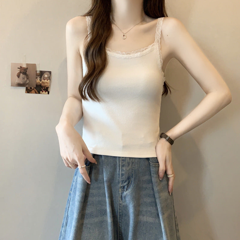 Femme pitsireunus top Luvik