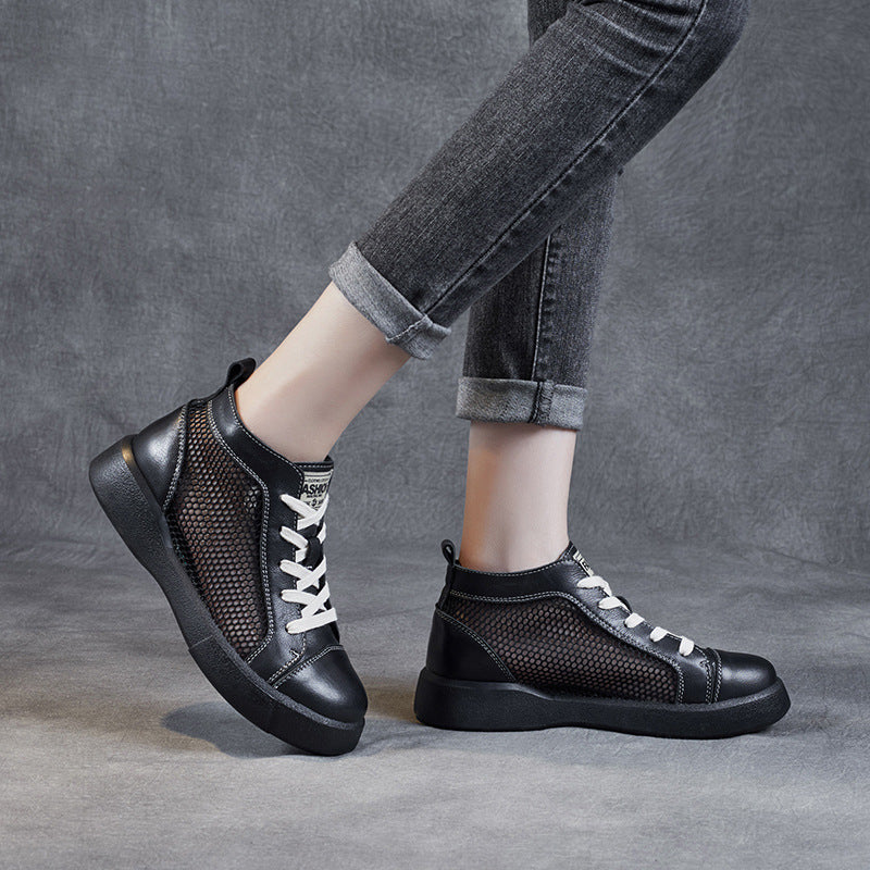 Miesten High-Top Urheilusneakers hengittävillä verkkopaneeleilla Luvik