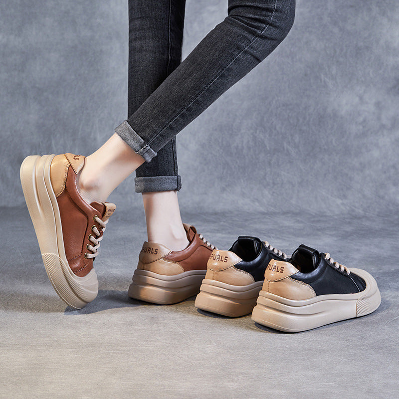 Naisten Chunky Sole Muoti Lenkkarit Luvik