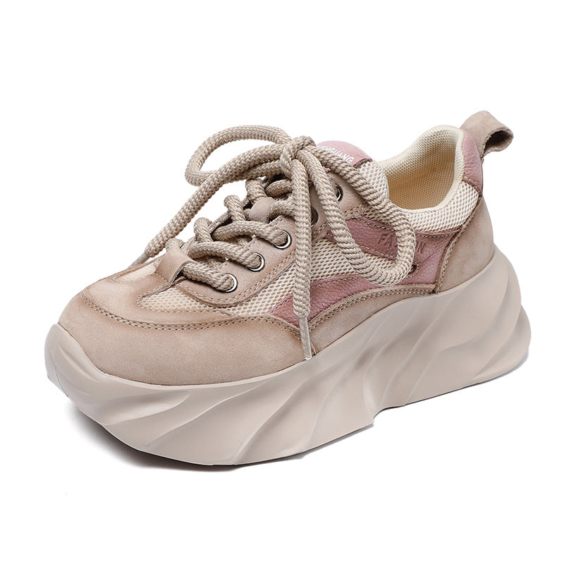 Naisten Chunky Platform Muoti Sneaker hengittävällä Mesh Luvik