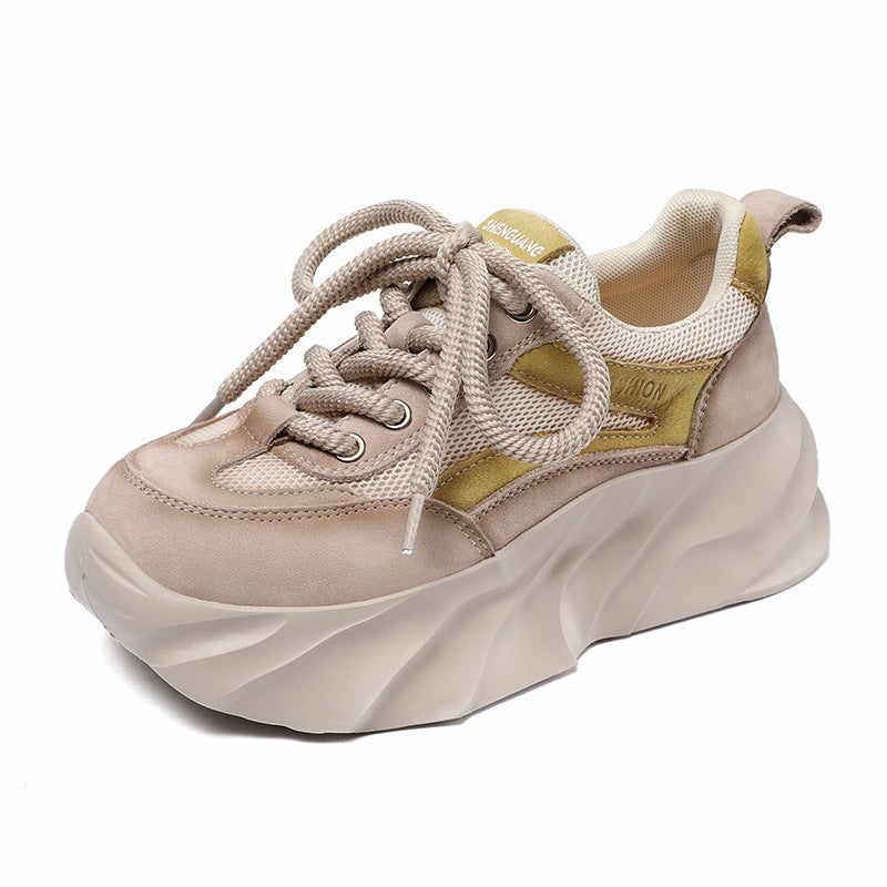 Naisten Chunky Platform Muoti Sneaker hengittävällä Mesh Luvik