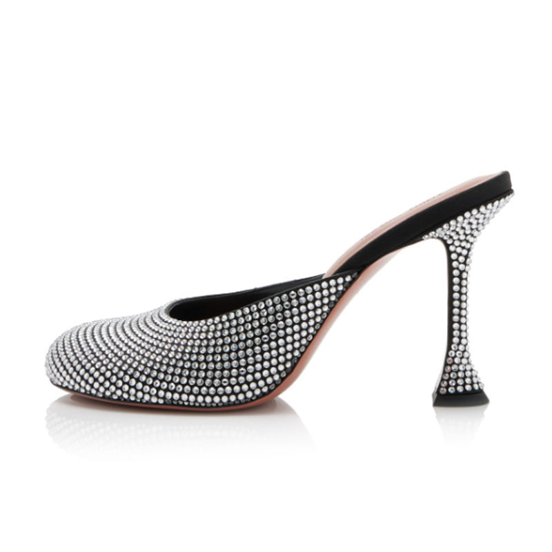 Femme Strass-koristellut Mules Luvik