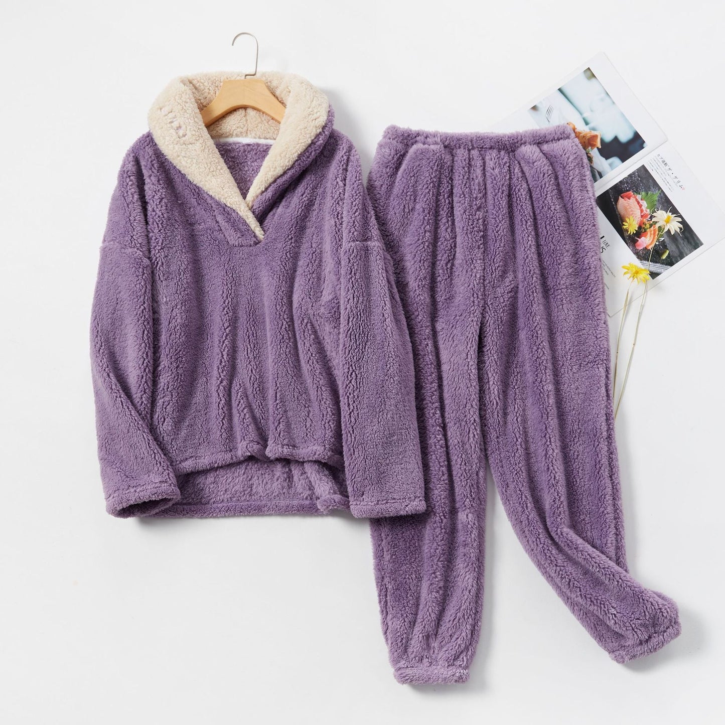 Luvik | Ultra Pehmeä Fleece Pyjama Setti Naisille
