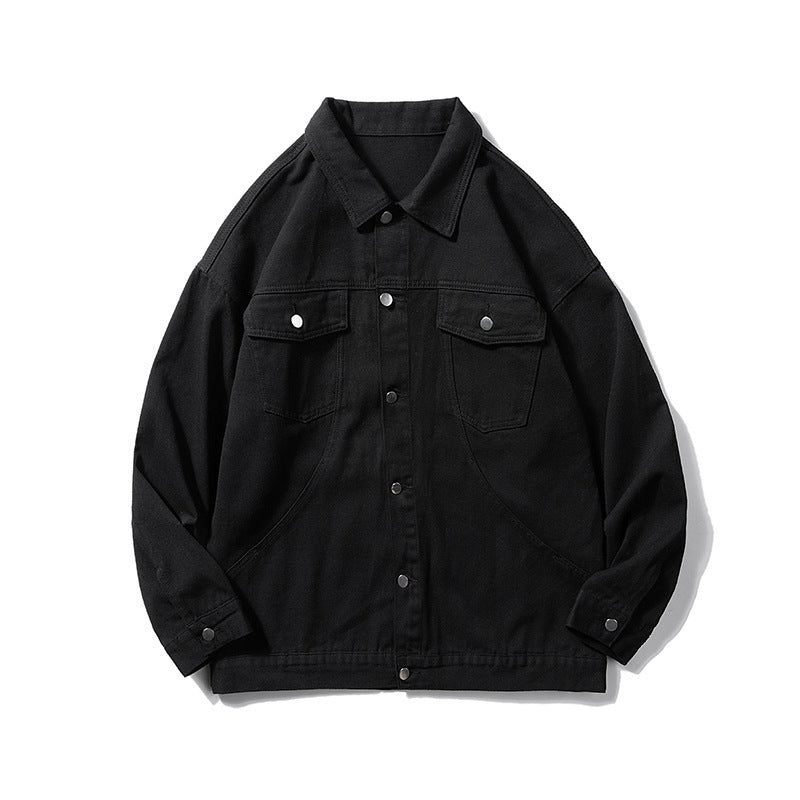 Miesten Ylisuuri Utility Denim Takki Luvik