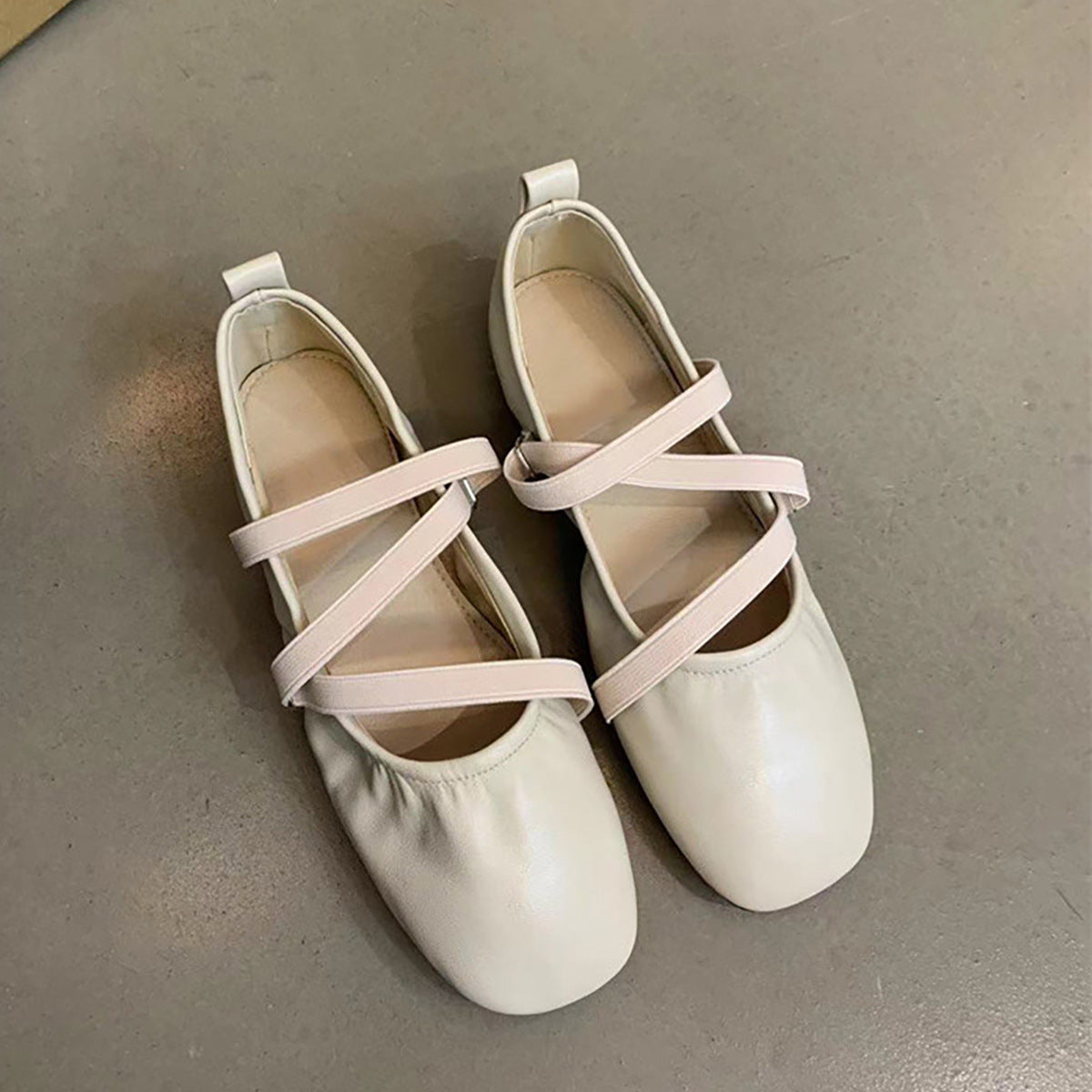 Naisten Ristihihna Ballerina Lattiat Luvik