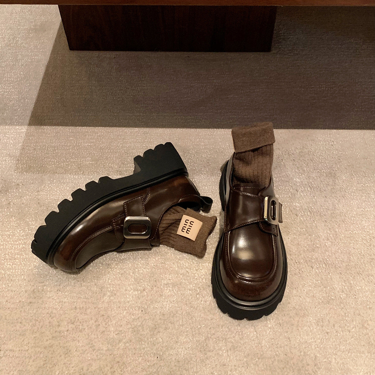Femme Chunky Alustatalon Solki Loafers Luvik