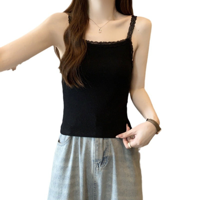 Femme pitsireunus top Luvik