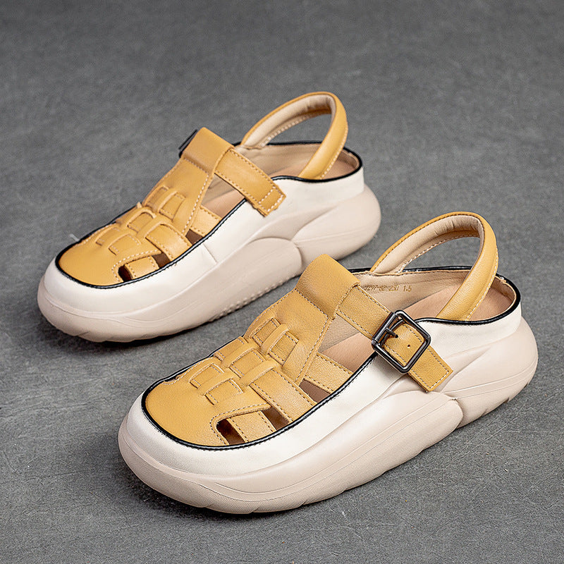 Ladies sandals with innovative strap design and cushioning sole Luvik