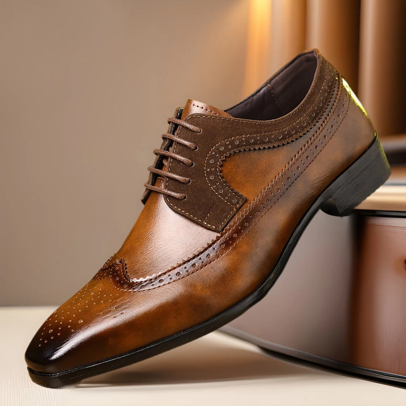 Miesten Klassiset Brogue Pukukengät Luvik