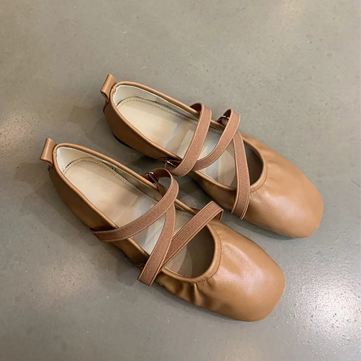 Naisten Ristihihna Ballerina Lattiat Luvik