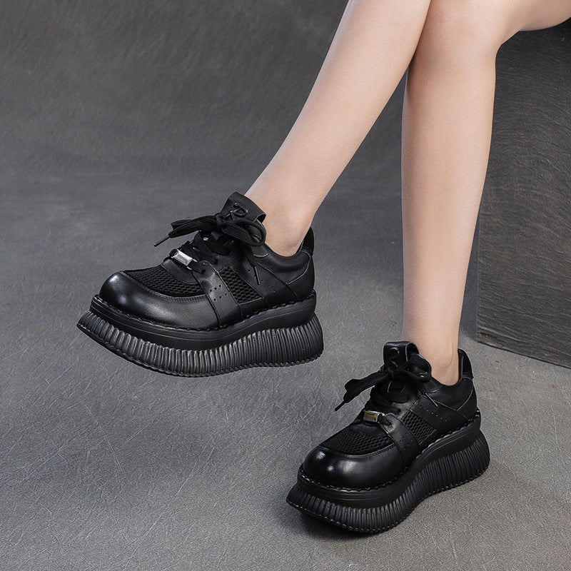 Naisten Airy Plateausneakers innovatiivisella pohjamuotoilulla Luvik