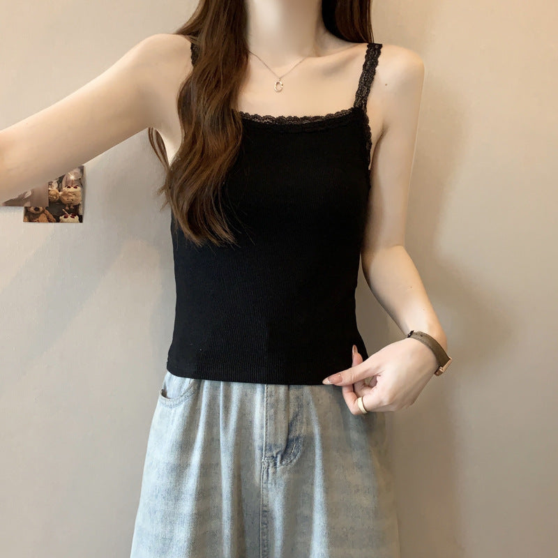 Femme pitsireunus top Luvik