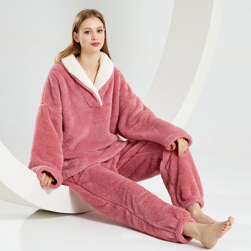 Luvik | Ultra Pehmeä Fleece Pyjama Setti Naisille