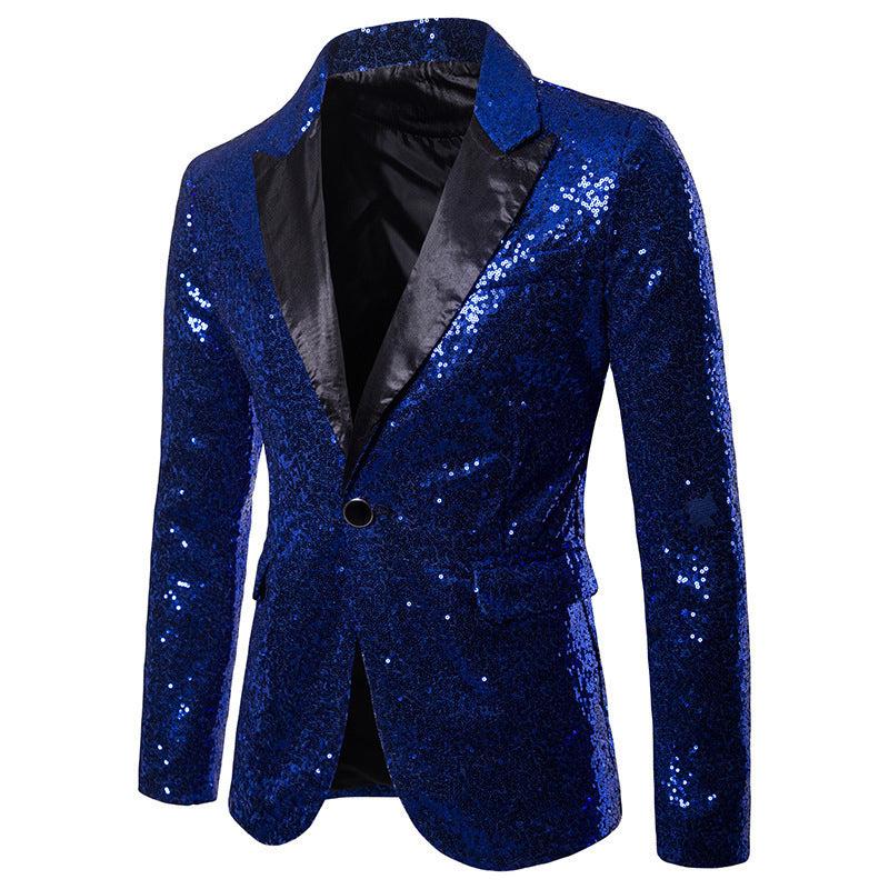 Miesten Paillette Virallinen Blazer Luvik