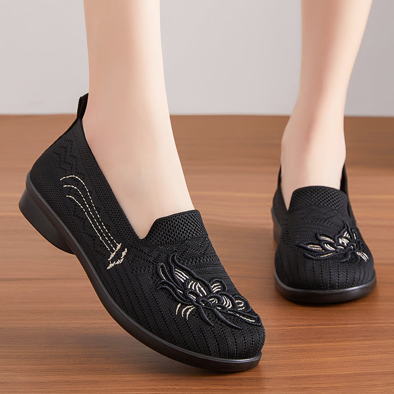 Femme Keinotekoisesti Kirjailtu Slip-On Sabot Luvik