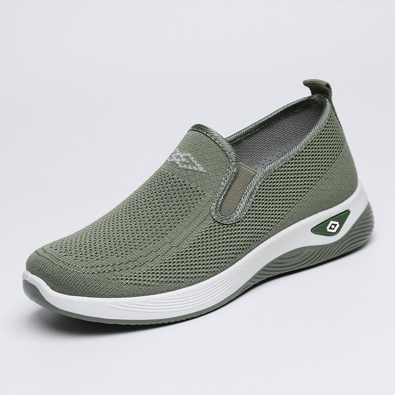 Naisten rento slip-on-tennarit hengittävällä neulemuotoilulla Luvik
