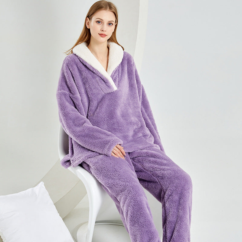 Luvik | Ultra Pehmeä Fleece Pyjama Setti Naisille