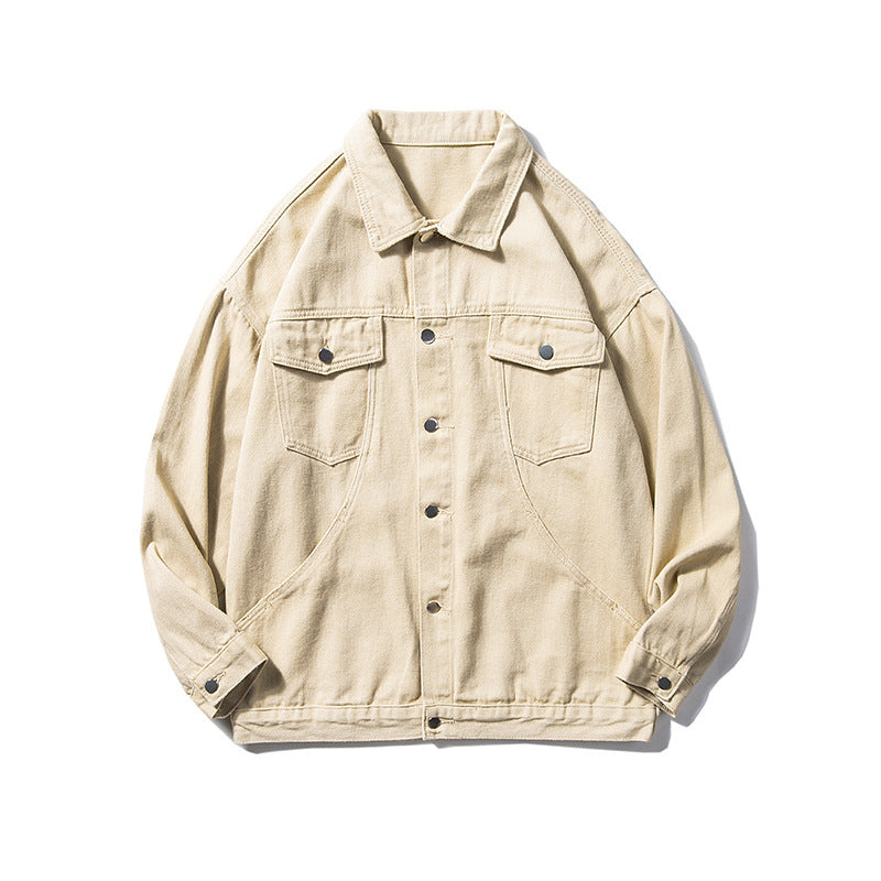 Miesten Ylisuuri Utility Denim Takki Luvik