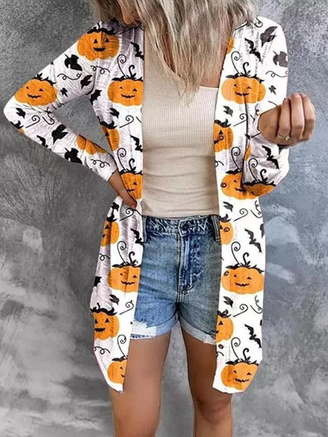 Luvik | Suuri Koko Halloween Neuletakki Takki Naisten Vaatteet