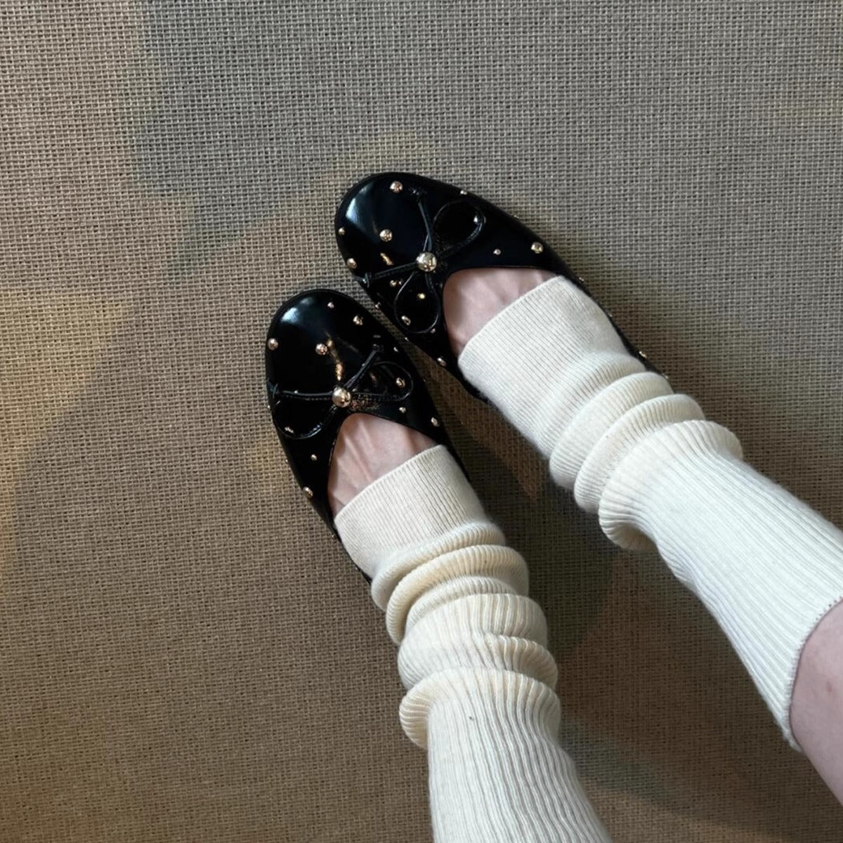 Naisten Koristellut Kaari-Yksityiskohdat Ballerina Tasapohjat Luvik