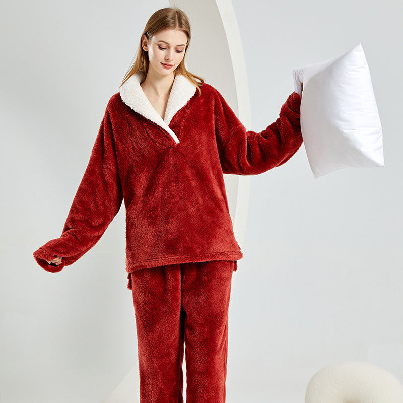 Luvik | Ultra Pehmeä Fleece Pyjama Setti Naisille